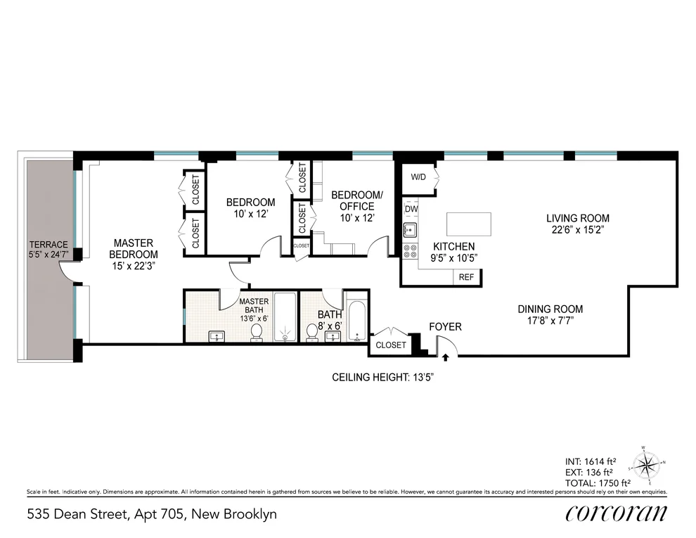Unit for sale at 535 DEAN Street, Brooklyn, NY 11217