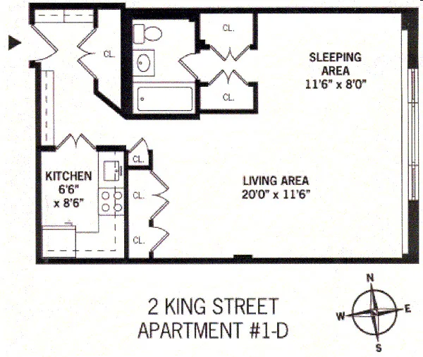 Unit for sale at 2 KING Street, Manhattan, NY 10012