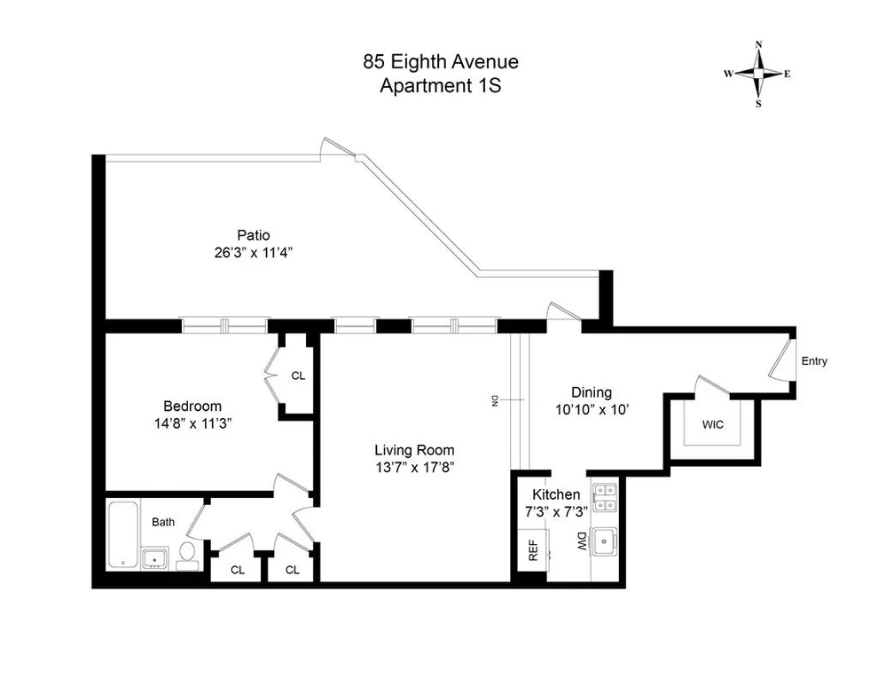 Unit for sale at 85 8th Avenue, Manhattan, NY 10011