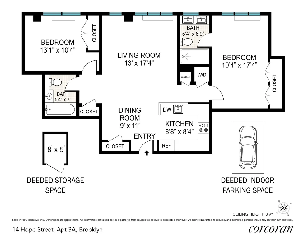 Unit for sale at 14 HOPE Street, Brooklyn, NY 11211