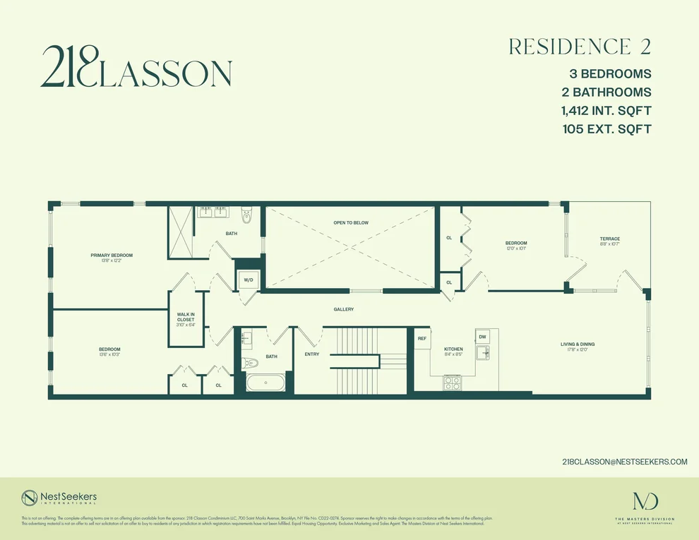 Unit for sale at 218 Classon Avenue, Brooklyn, NY 11205