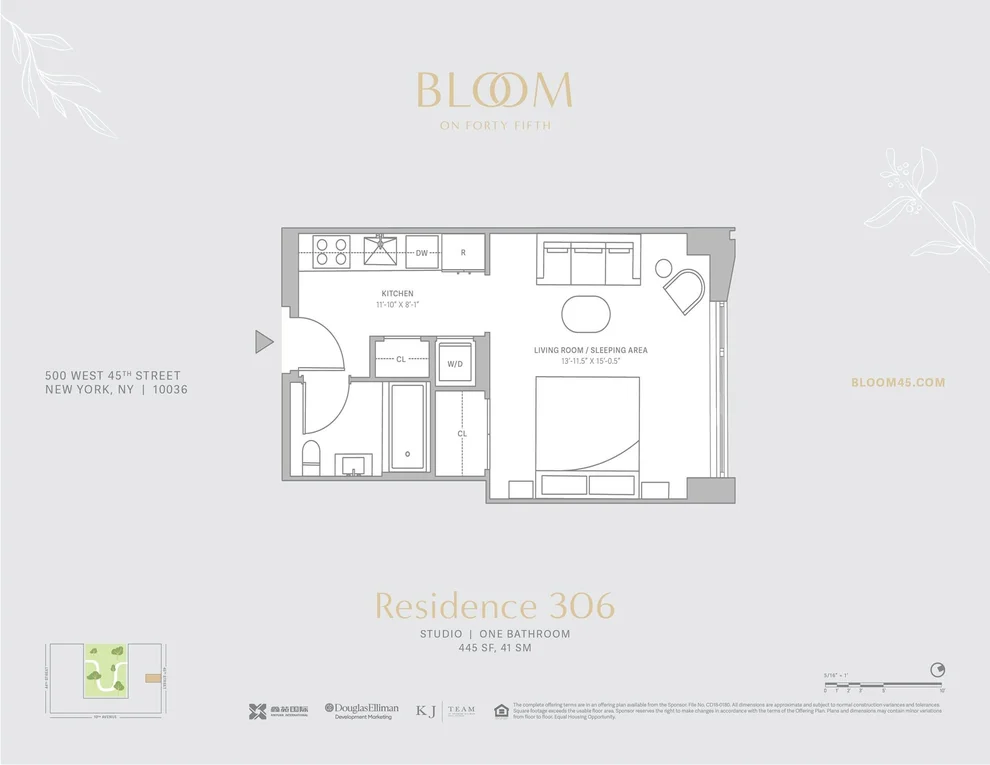 Unit for sale at 500 W 45TH Street, Manhattan, NY 10036