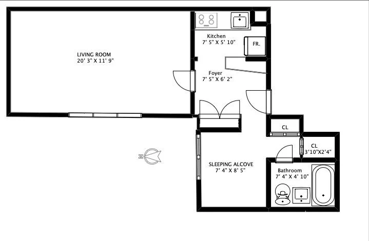 Unit for sale at 227 Ocean Parkway, Brooklyn, NY 11218