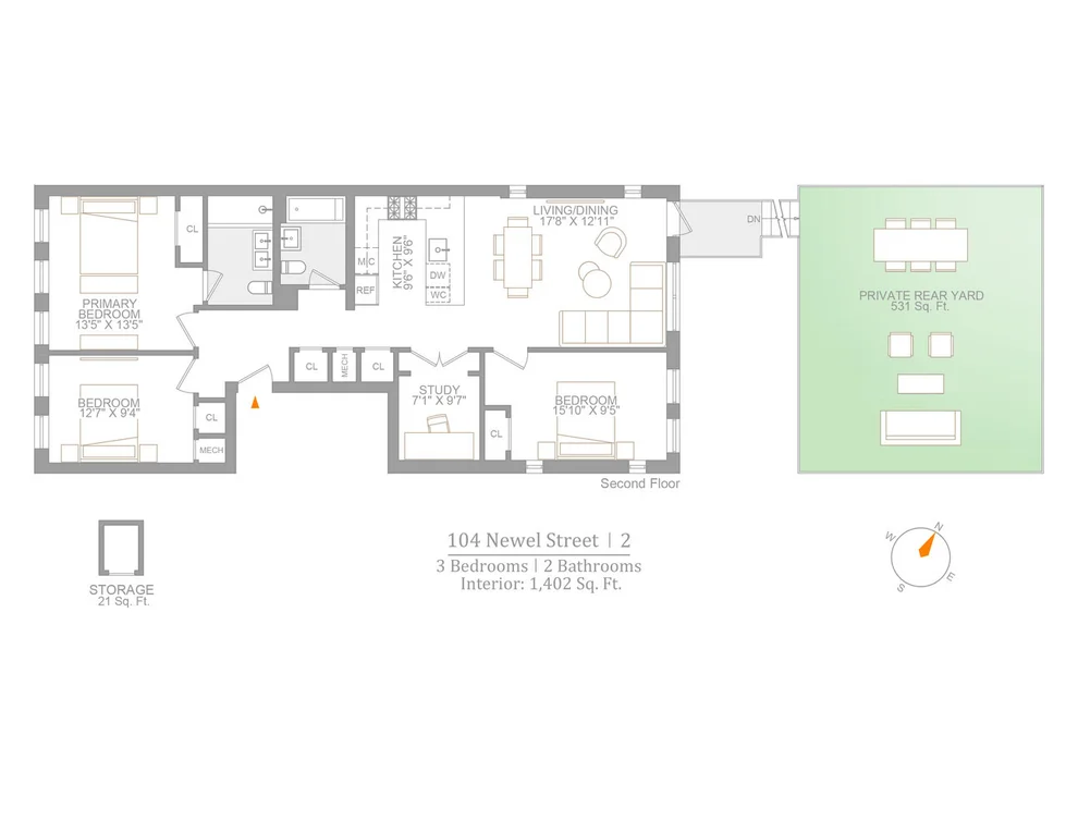 Unit for sale at 104 NEWEL Street, Brooklyn, NY 11222