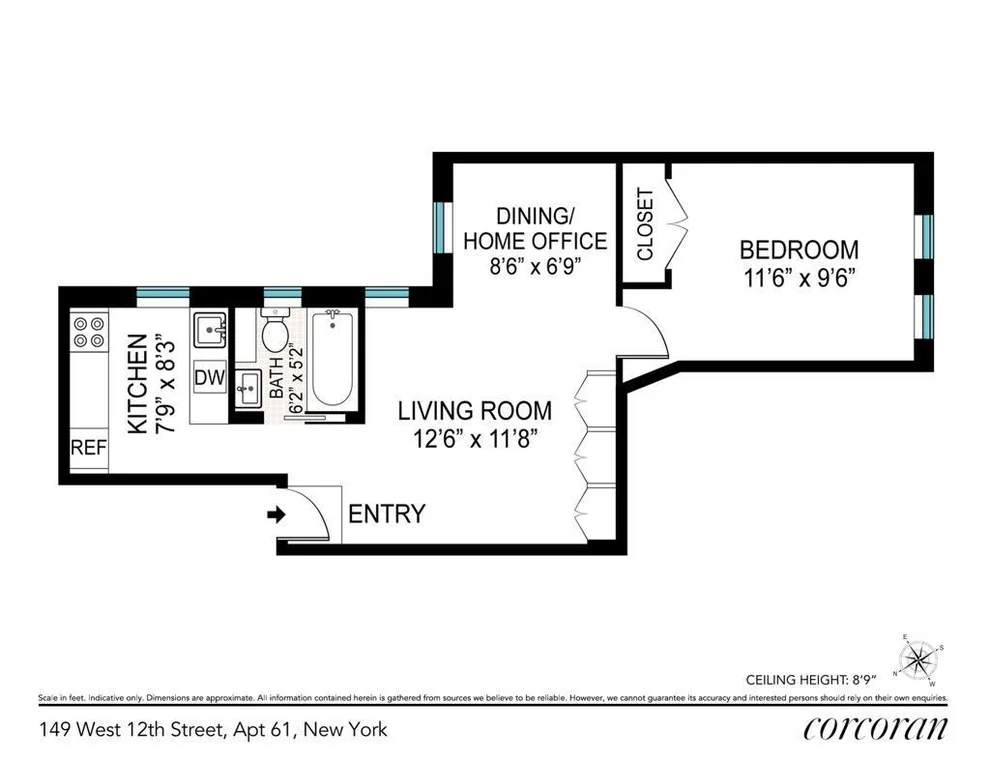 Unit for sale at 149 W 12th Street, Manhattan, NY 10011