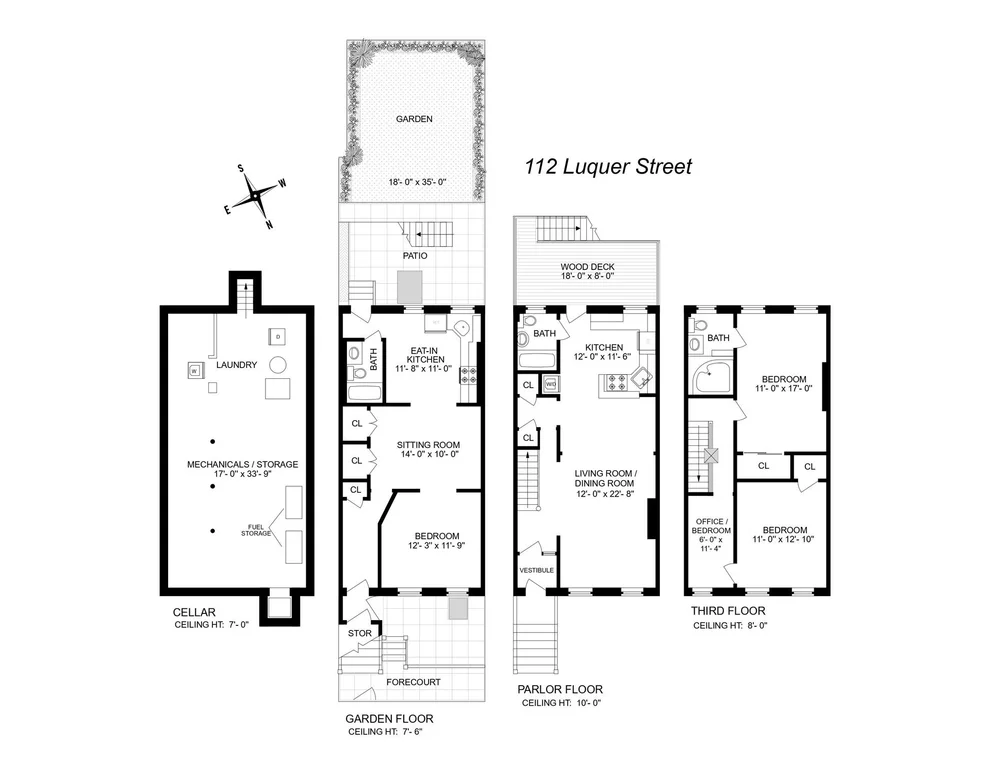 Unit for sale at 112 LUQUER Street, Brooklyn, NY 11231