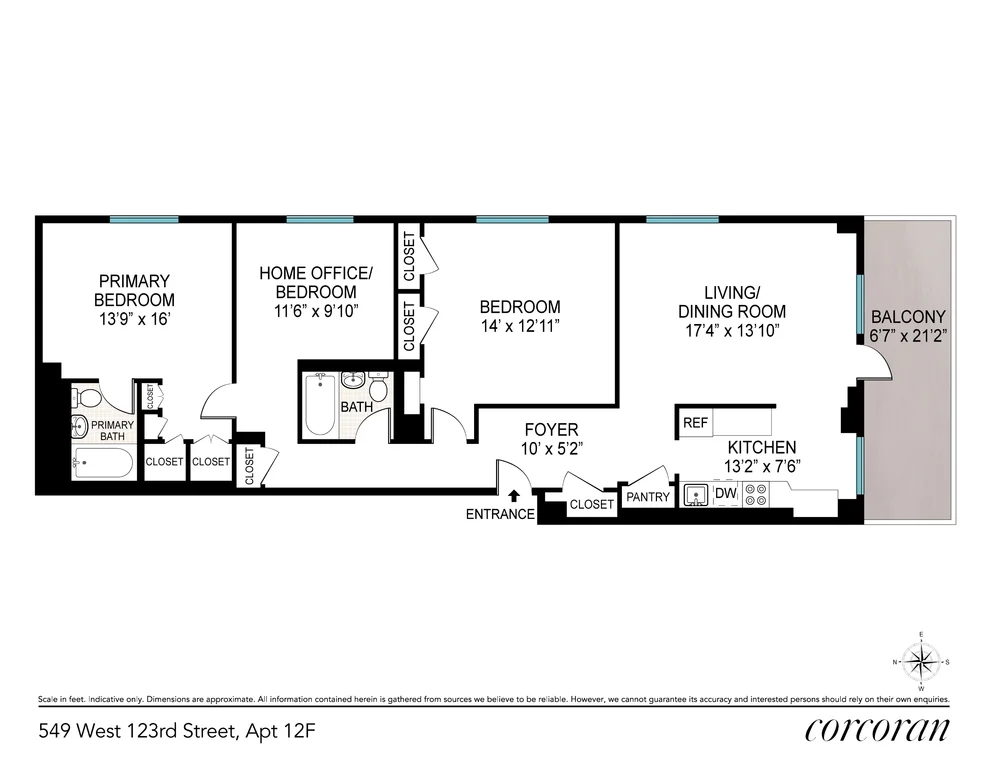 Unit for sale at 549 W 123RD Street, Manhattan, NY 10027