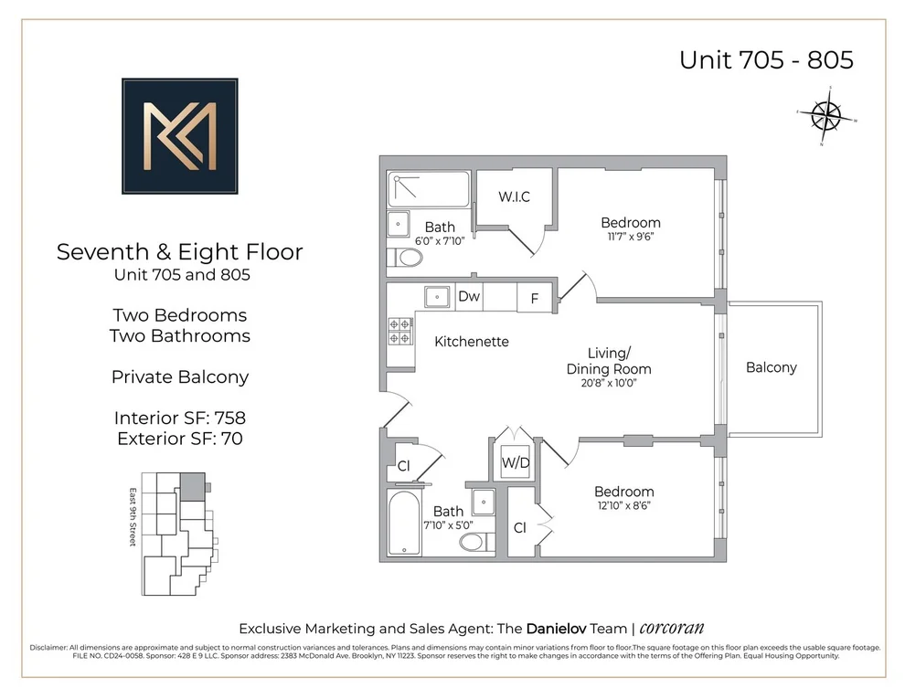 Unit for sale at 428 E 9TH Street, Brooklyn, NY 11218