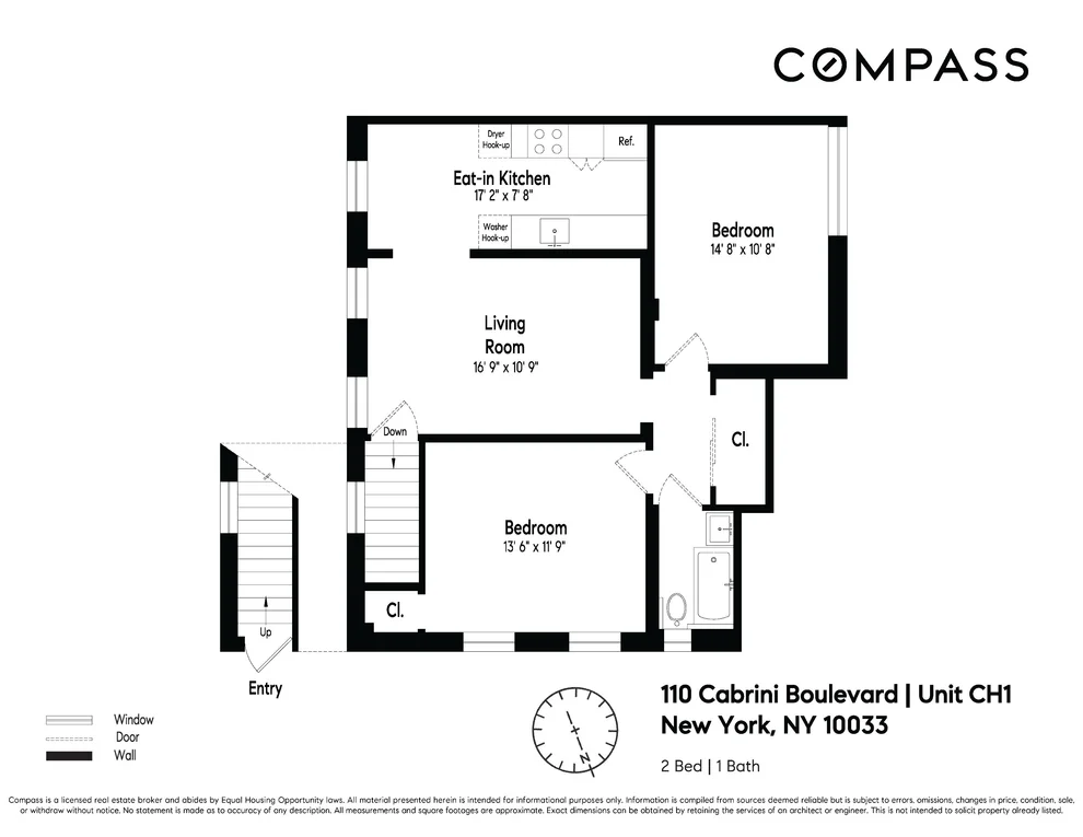 Unit for sale at 110 Cabrini Boulevard, Manhattan, NY 10033