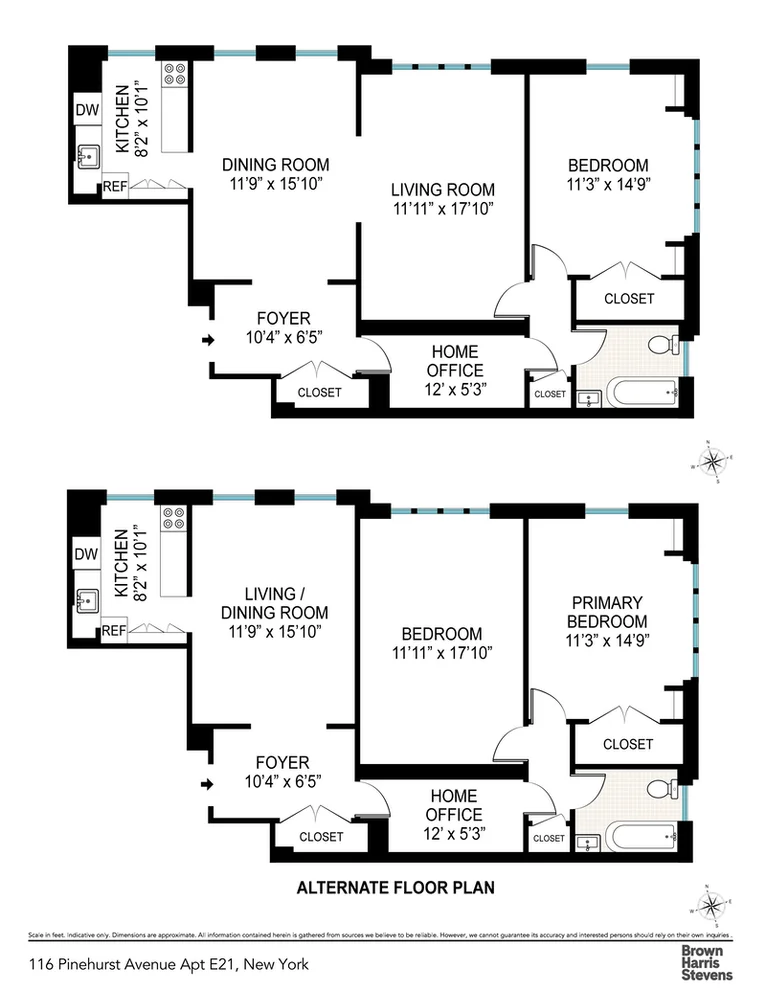Unit for sale at 116 PINEHURST Avenue, Manhattan, NY 10033
