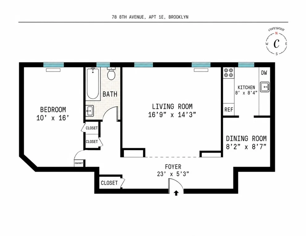 Unit for sale at 78 8th Avenue, Brooklyn, NY 11215