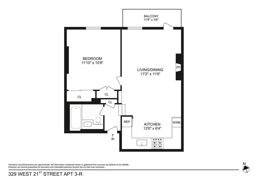 Unit for sale at 329 W 21ST Street, Manhattan, NY 10011