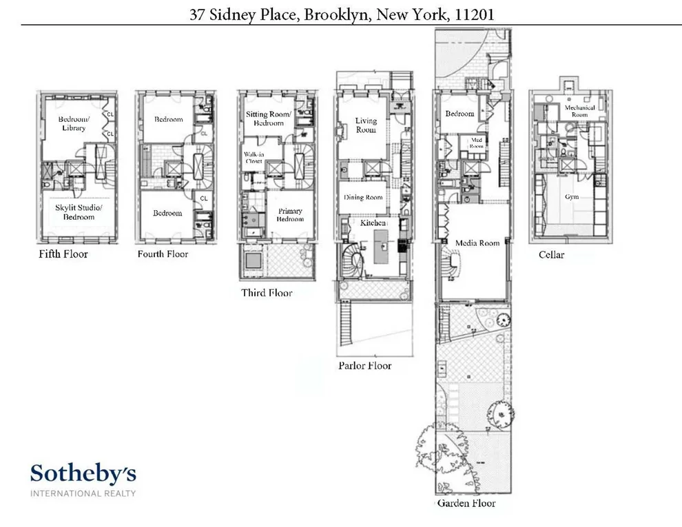 Unit for sale at 37 Sidney Place, Brooklyn, NY 11201