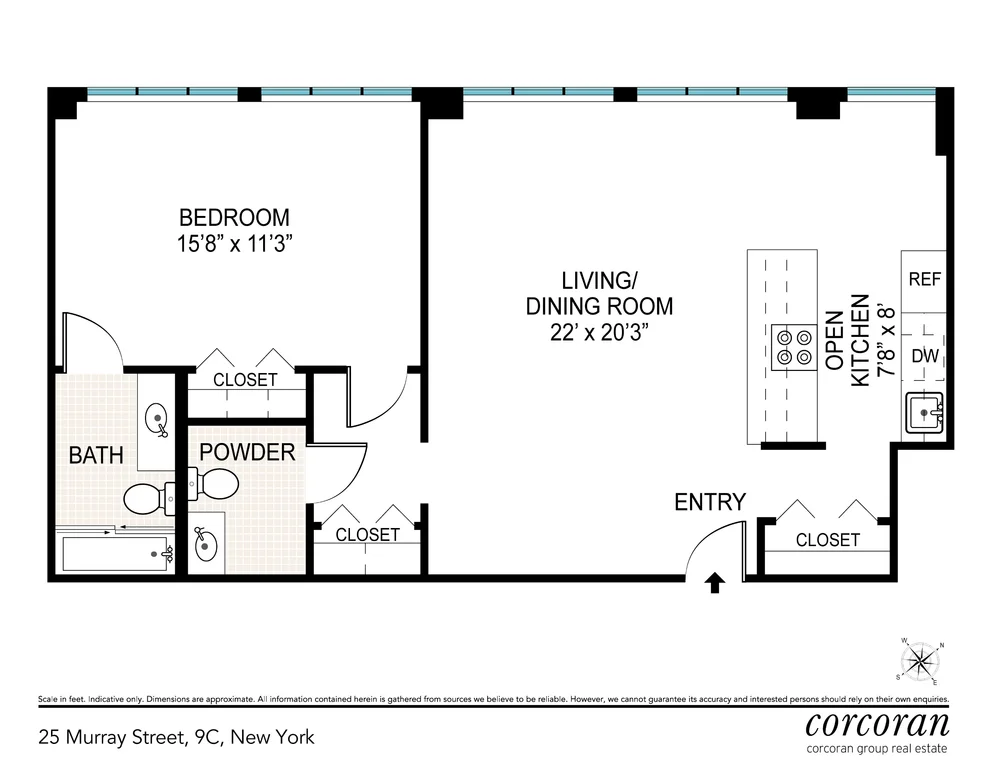 Unit for sale at 25 Murray Street, Manhattan, NY 10007