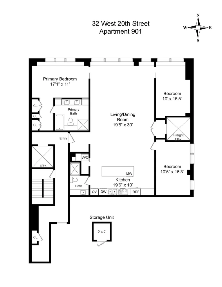 Unit for sale at 32 W 20TH Street, Manhattan, NY 10011