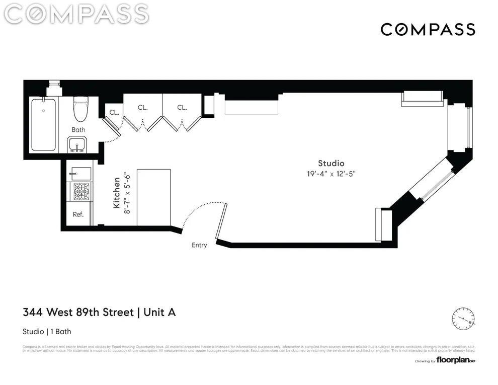 Unit for sale at 344 W 89th Street, Manhattan, NY 10024