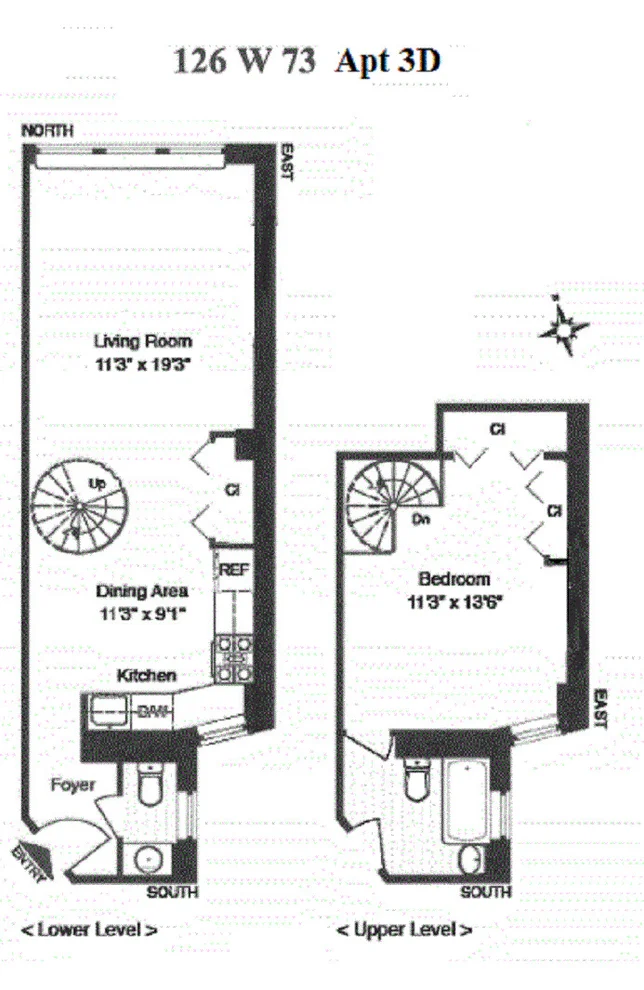 Unit for sale at 126 W 73rd Street, Manhattan, NY 10023