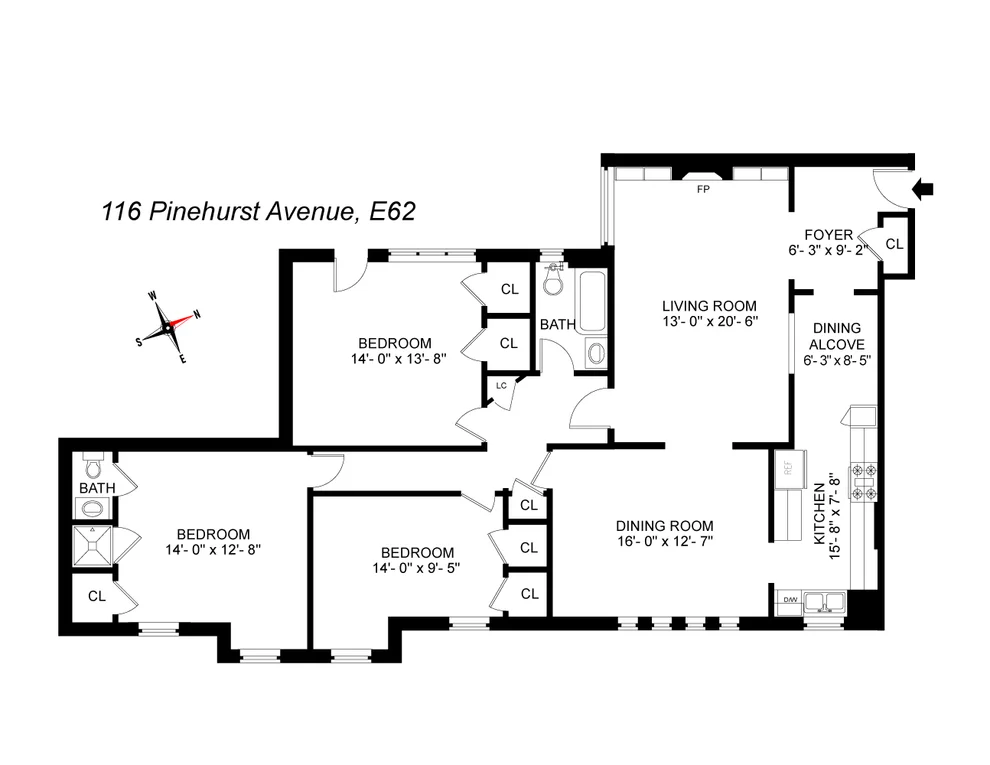Unit for sale at 116 PINEHURST Avenue, Manhattan, NY 10033