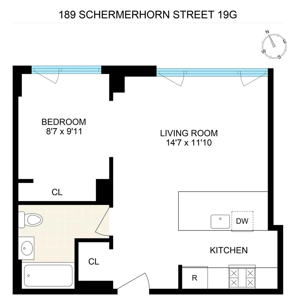Unit for sale at 189 Schermerhorn Street, Brooklyn, NY 11201