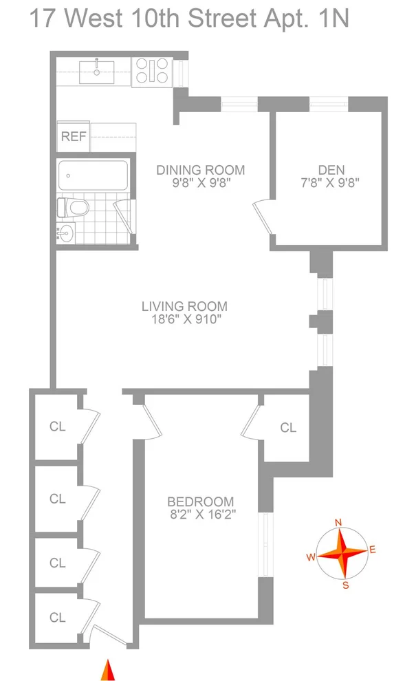 Unit for sale at 17 W 10th Street, Manhattan, NY 10011