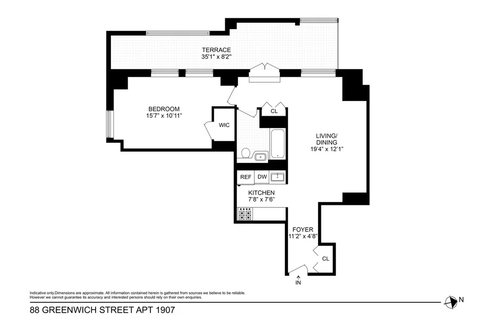 Unit for sale at 88 GREENWICH Street, Manhattan, NY 10006