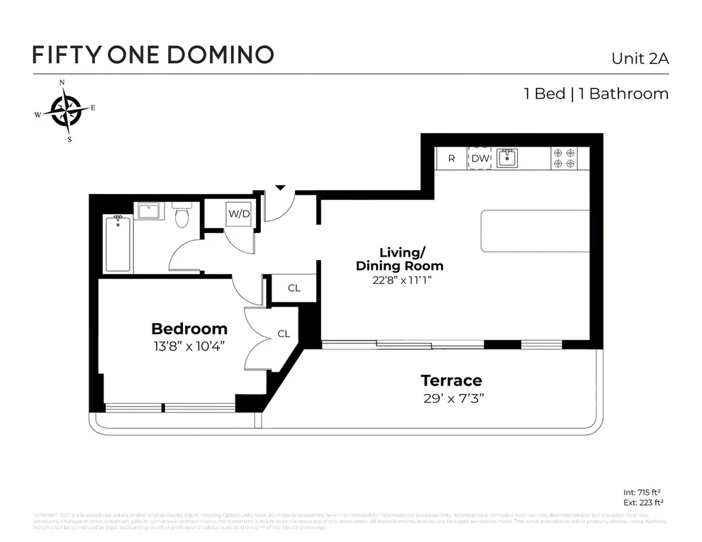 Unit for sale at 51 S 1ST Street, Brooklyn, NY 11249