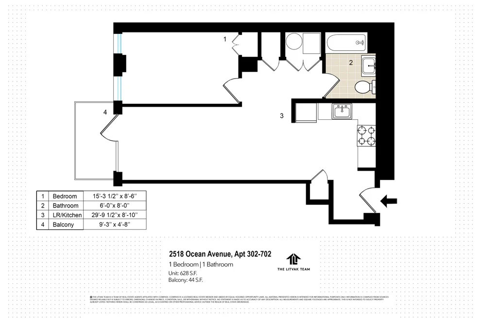 Unit for sale at 2518 Ocean Avenue, Brooklyn, NY 11229