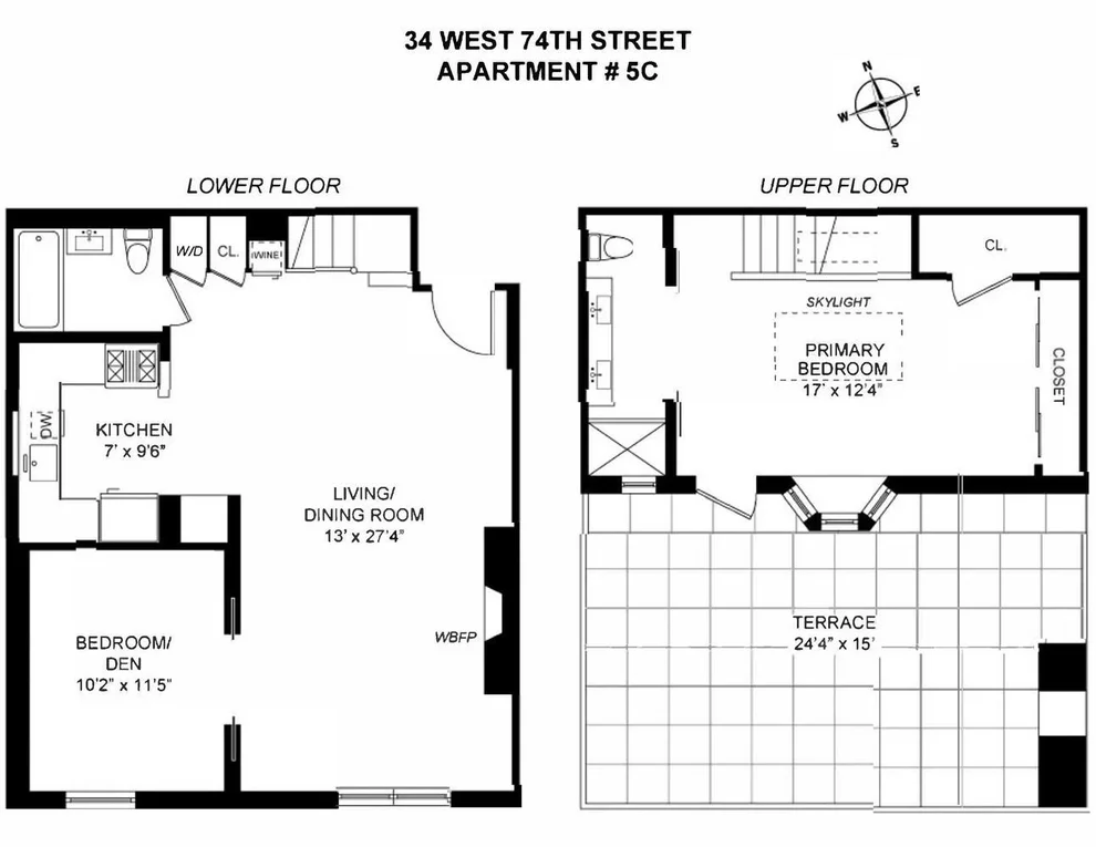Unit for sale at 34 W 74TH Street, Manhattan, NY 10023