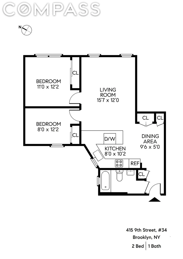 Unit for sale at 415 9th Street, Brooklyn, NY 11215