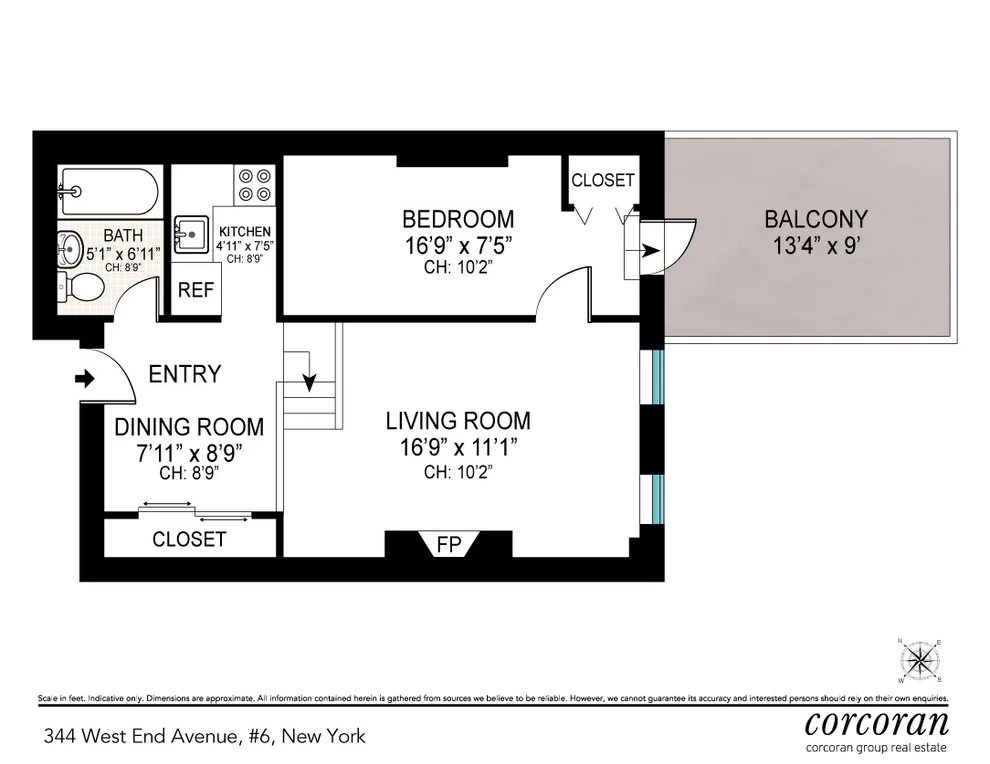Unit for sale at 344 W END Avenue, Manhattan, NY 10024