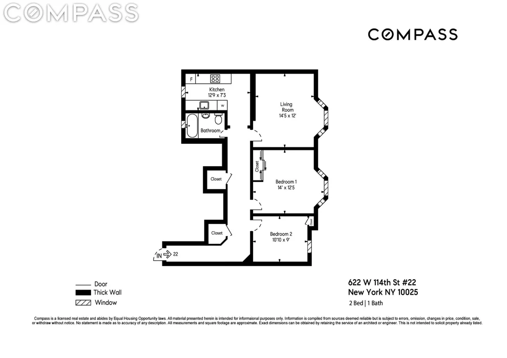 Unit for sale at 622 W 114th Street, Manhattan, NY 10025