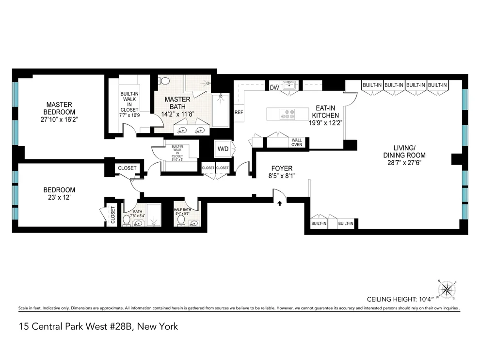 Unit for sale at 15 CENTRAL Park W, Manhattan, NY 10023