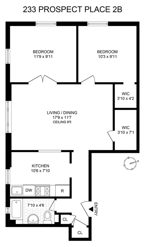 Unit for sale at 233 PROSPECT Place, Brooklyn, NY 11238
