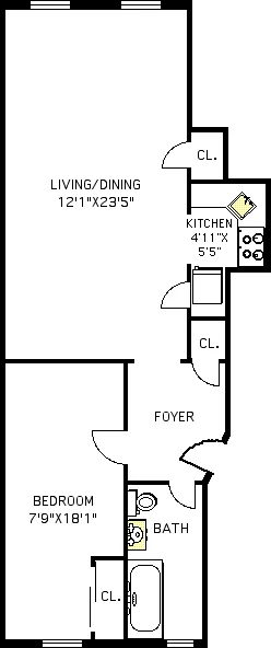 Unit for sale at 451 CLINTON Avenue, Brooklyn, NY 11238