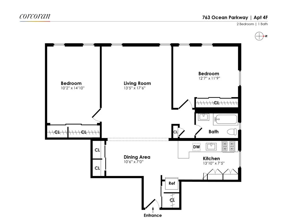 Unit for sale at 763 OCEAN Parkway, Brooklyn, NY 11230