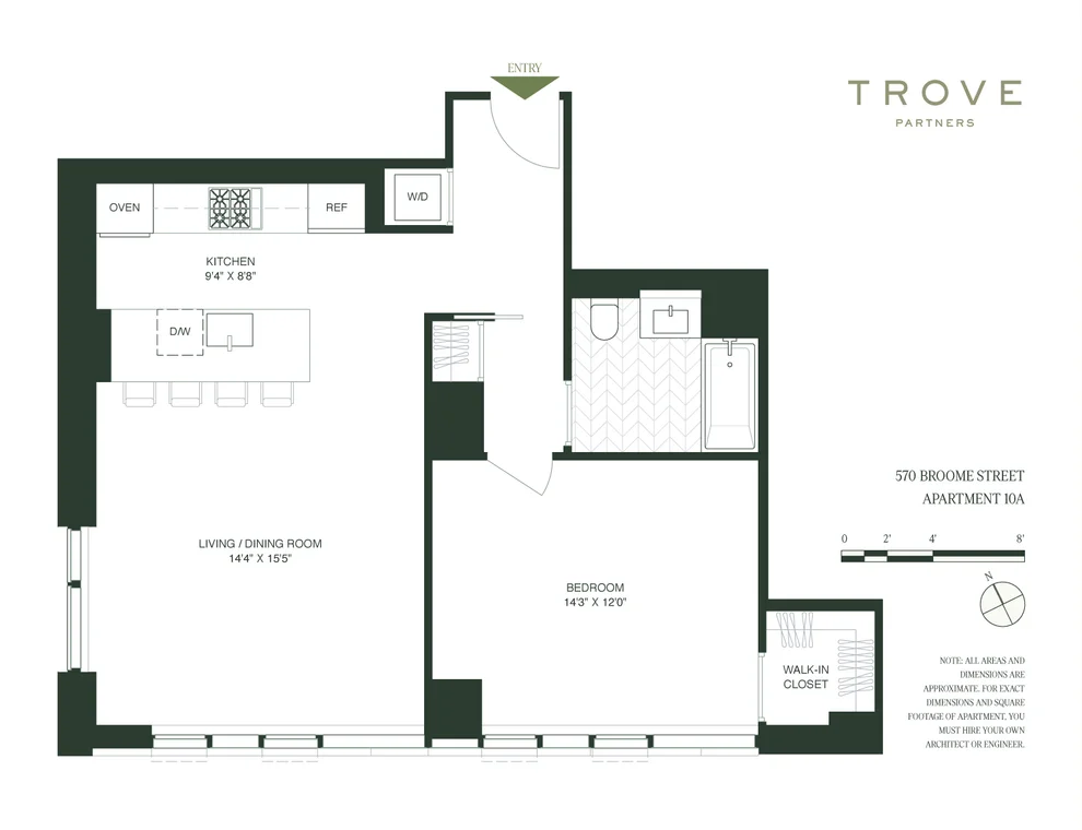 Unit for sale at 570 Broome Street, Manhattan, NY 10013