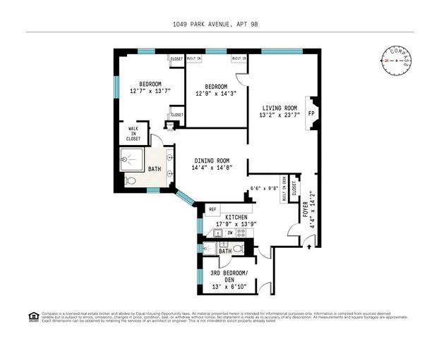 Unit for sale at 1049 Park Avenue, Manhattan, NY 10028
