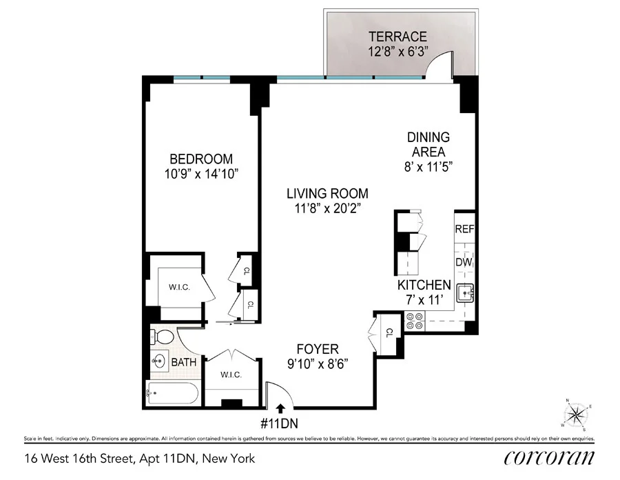 Unit for sale at 16 W 16TH Street, Manhattan, NY 10011