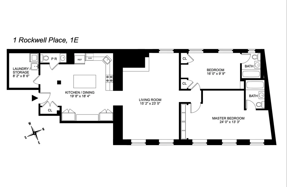 Unit for sale at 1 Rockwell Place, Brooklyn, NY 11217