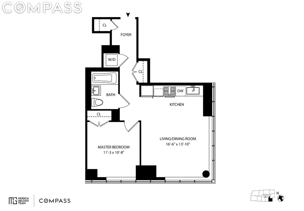 Unit for sale at 2 Northside Piers, Brooklyn, NY 11211
