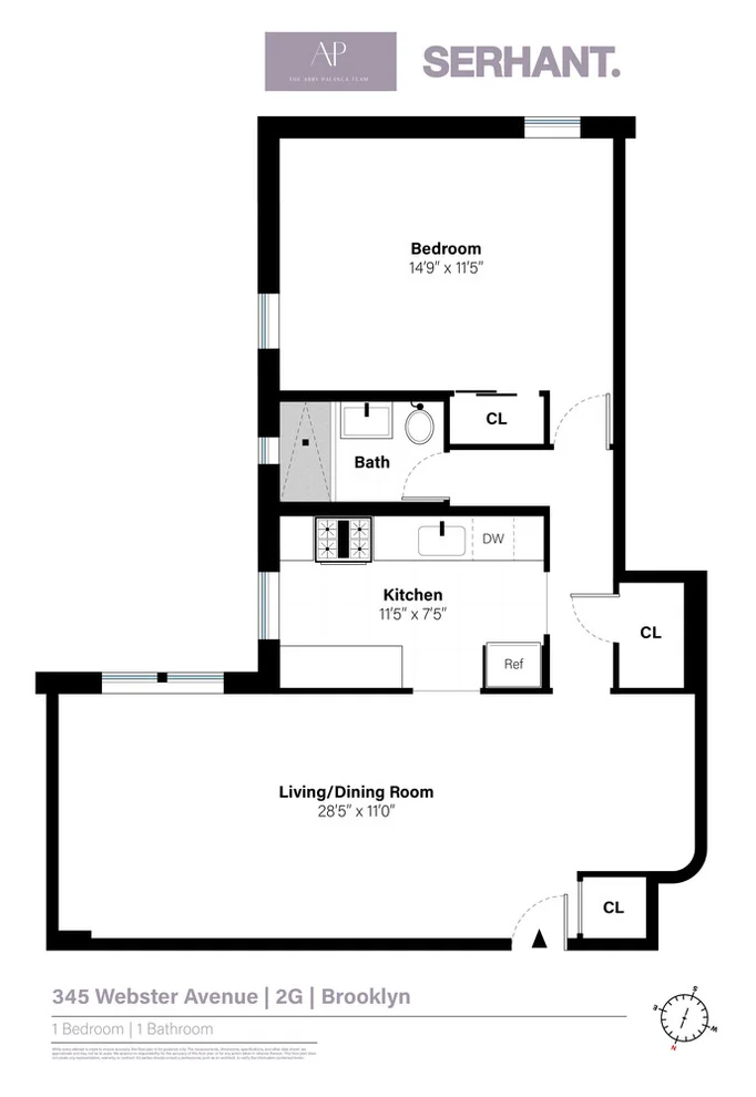 Unit for sale at 345 WEBSTER Avenue, Brooklyn, NY 11230