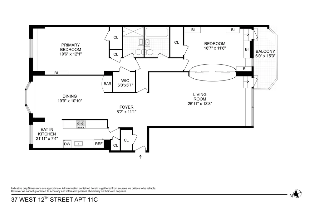 Unit for sale at 37 W 12th Street, Manhattan, NY 10011