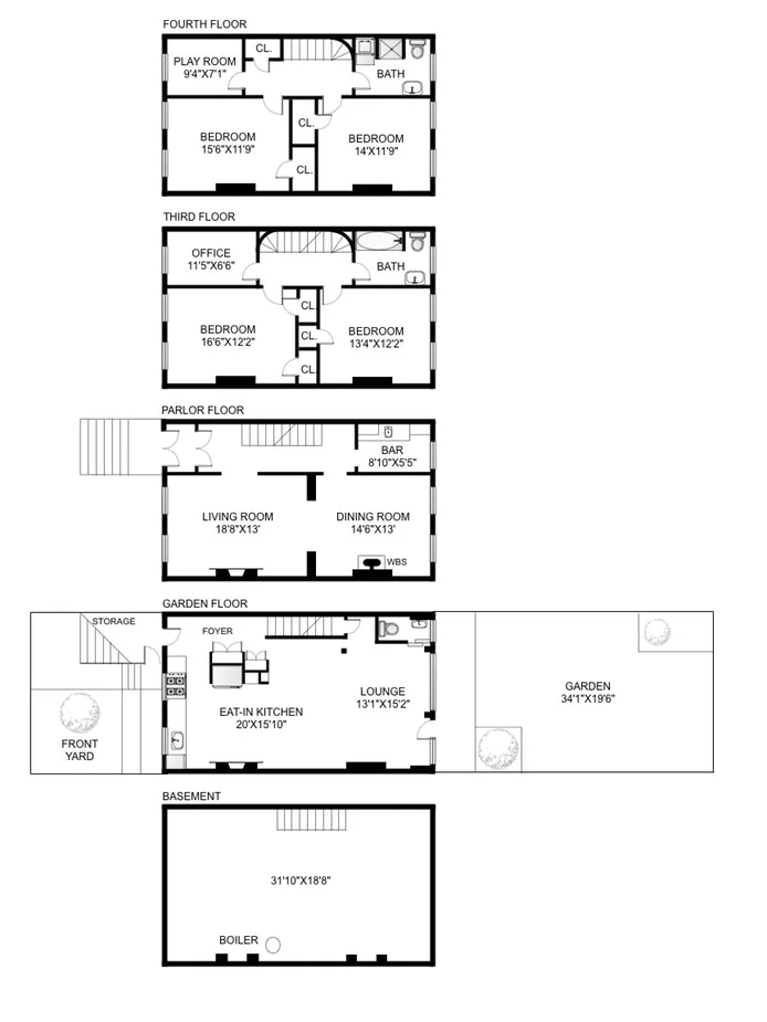 Unit for sale at 413 DEAN Street, Brooklyn, NY 11217