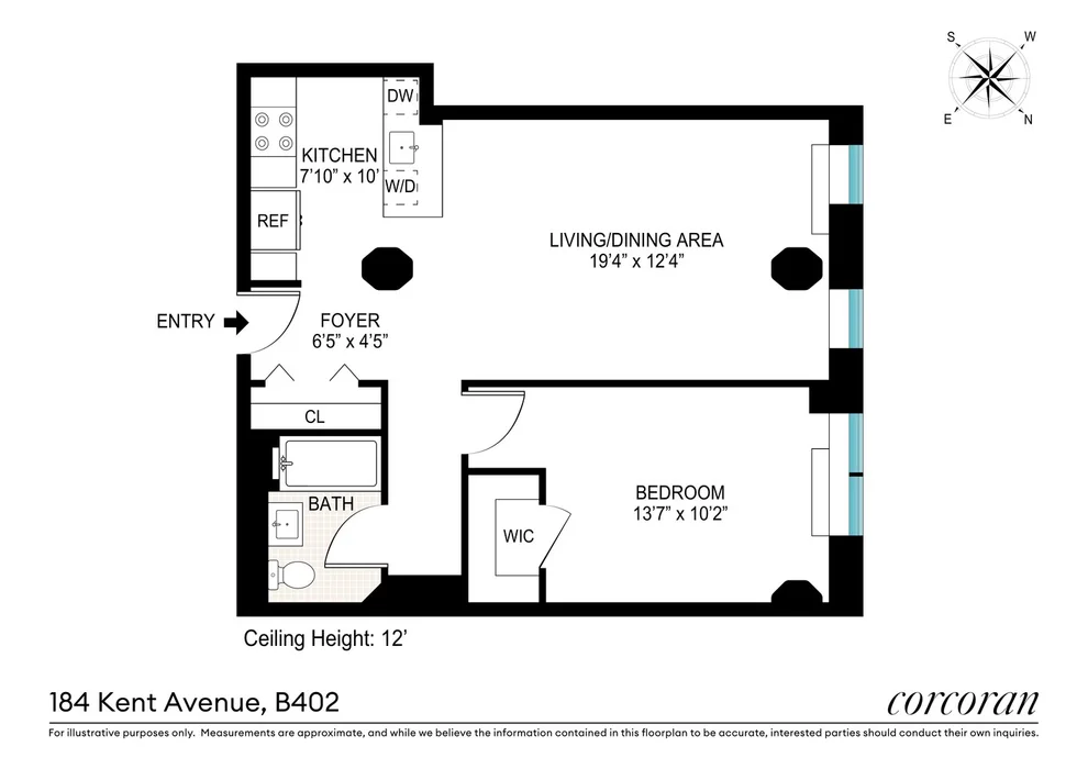 Unit for sale at 184 KENT Avenue, Brooklyn, NY 11249