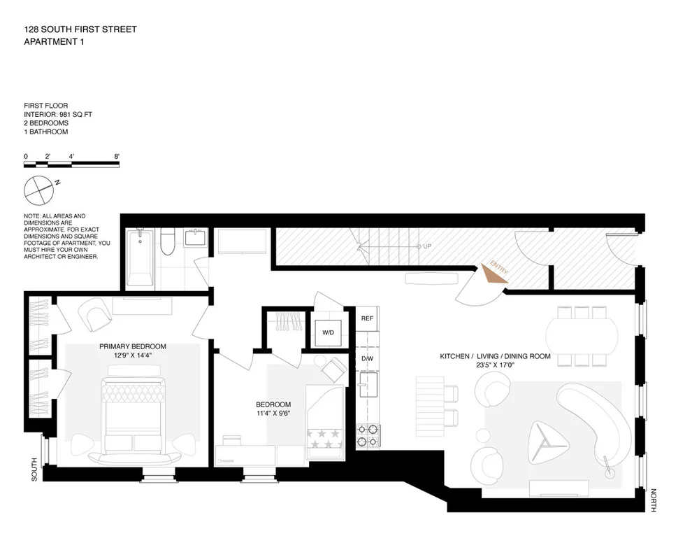 Unit for sale at 128 S 1ST Street, Brooklyn, NY 11249