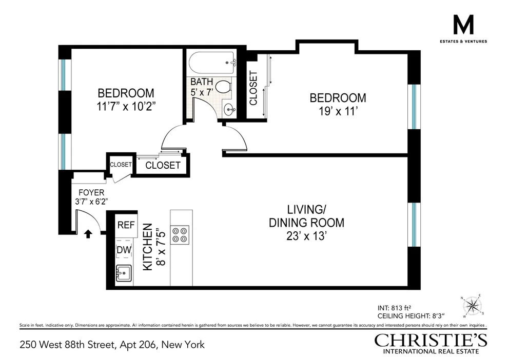 Unit for sale at 250 W 88TH Street, Manhattan, NY 10024