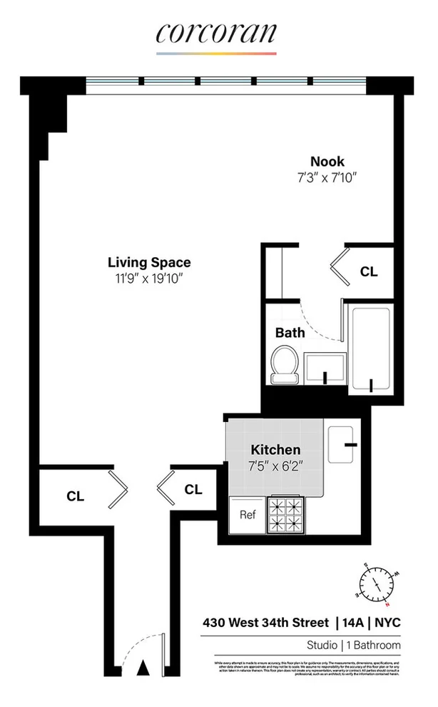 Unit for sale at 430 W 34TH Street, Manhattan, NY 10001