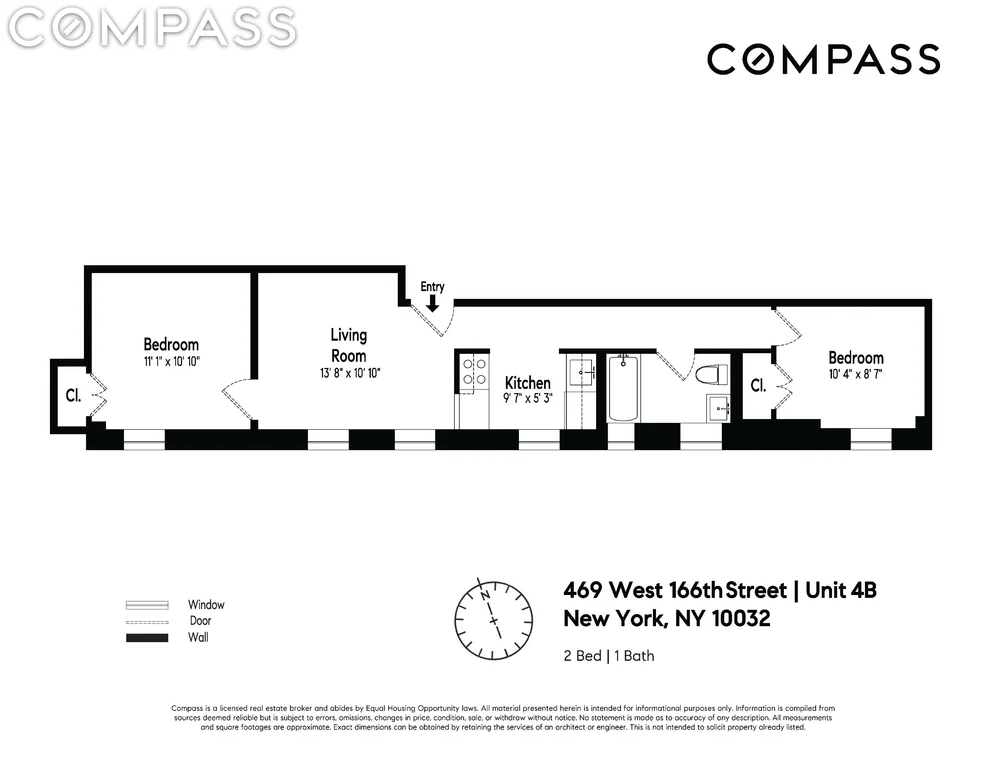 Unit for sale at 469 W 166th Street, Manhattan, NY 10032