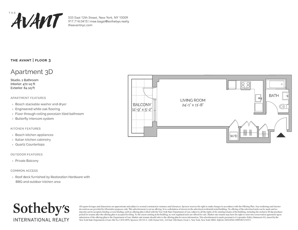 Unit for sale at 533 E 12TH Street, Manhattan, NY 10009