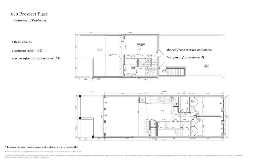 Unit for sale at 633 Prospect Place, Brooklyn, NY 11216